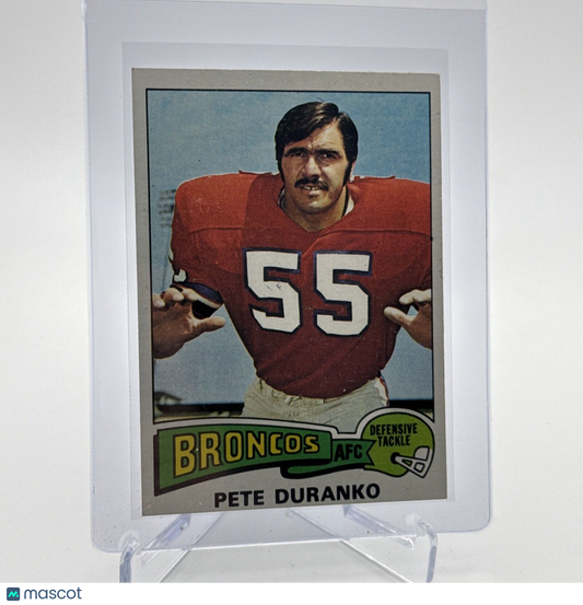 1975 Topps Pete Duranko Football Card #187 NM Quality #9 FREE SHIPPING
