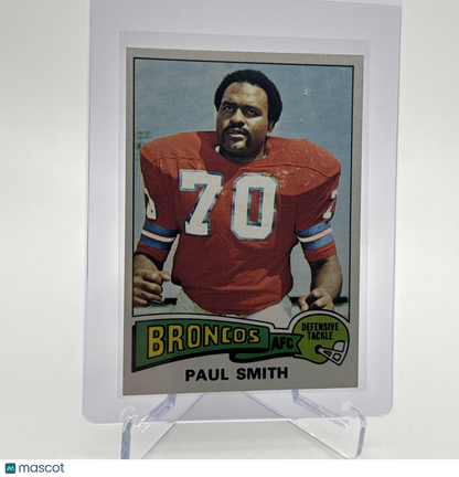 1975 Topps Paul Smith Football Card #45 NM Quality #6 FREE SHIPPING