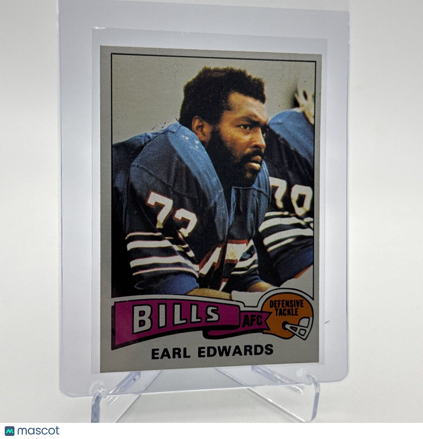 1975 Topps Earl Edwards Rookie Football Card #86 NM Quality #5 FREE SHIPPING