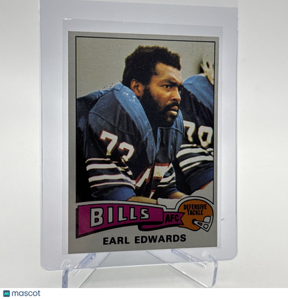 1975 Topps Earl Edwards Rookie Football Card #86 NM Quality #5 FREE SHIPPING