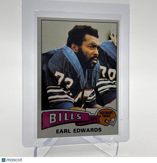 1975 Topps Earl Edwards Rookie Football Card #86 NM Quality #5 FREE SHIPPING
