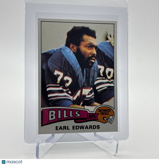 1975 Topps Earl Edwards Rookie Football Card #86 NM Quality #4 FREE SHIPPING