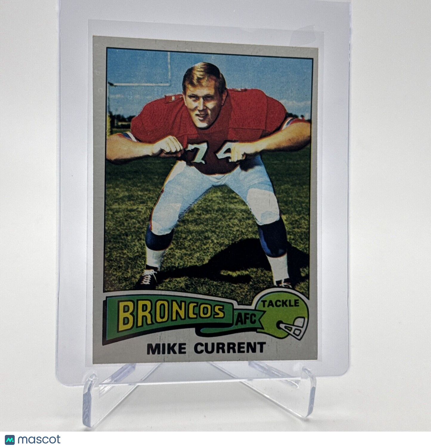1975 Topps Mike Current Football Card #77 NM Quality #3 FREE SHIPPING
