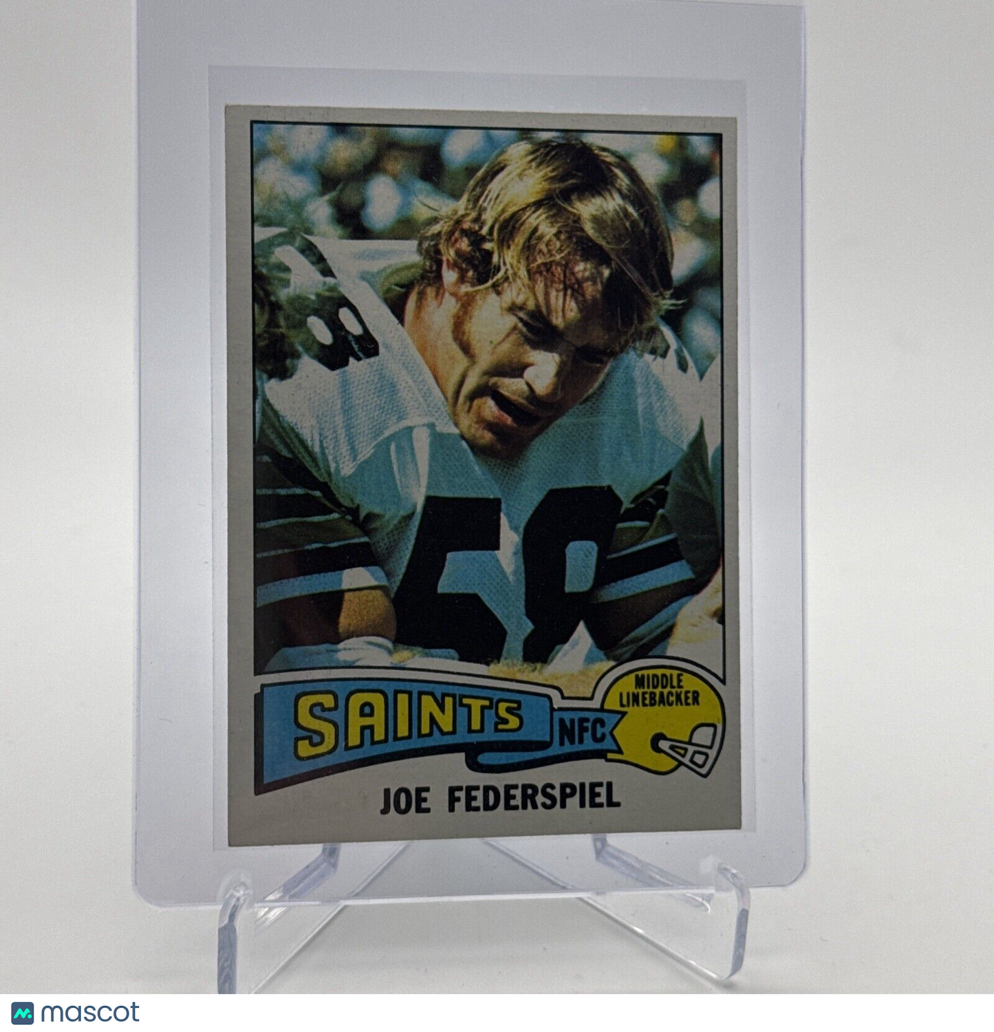 1975 Topps Joe Federspiel Football Card #107 NM Quality #4 FREE SHIPPING