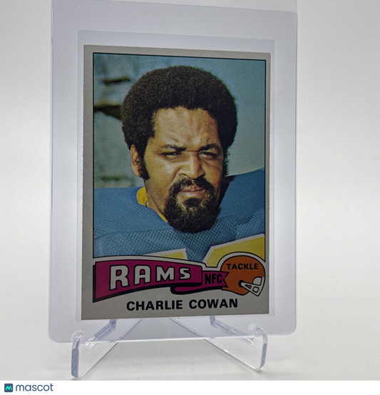 1975 Topps Charles Cowan Football Card #92 NM Quality #3 FREE SHIPPING