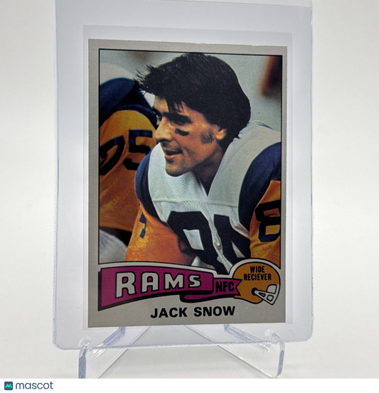 1975 Topps Jack Snow Football Card #258 NM Quality #5 FREE SHIPPING