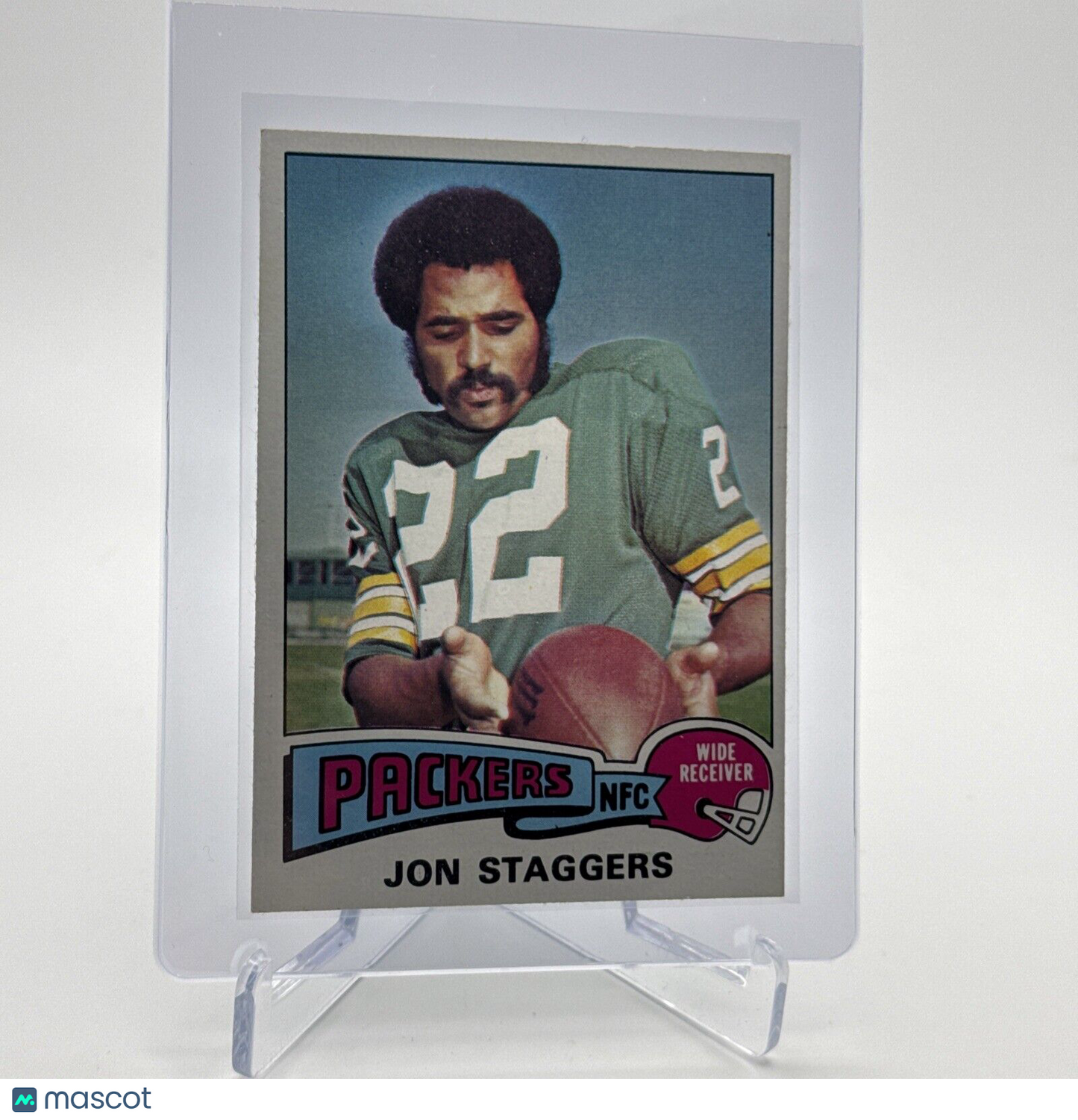 1975 Topps Jon Staggers Football Card #93 NM Quality #3 FREE SHIPPING