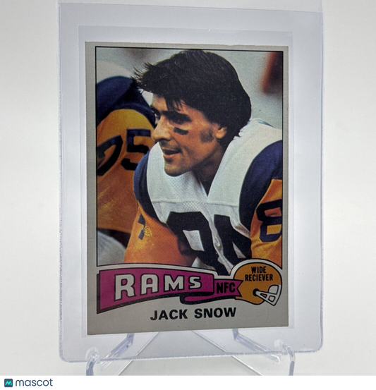 1975 Topps Jack Snow Football Card #258 NM Quality #4 FREE SHIPPING
