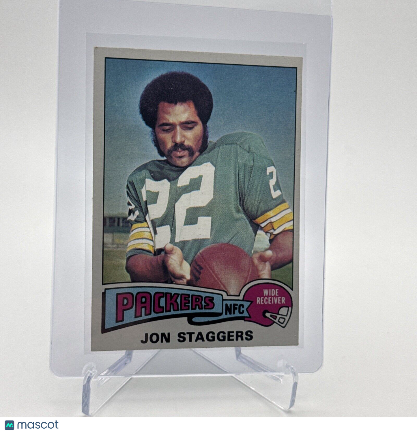 1975 Topps Jon Staggers Football Card #93 NM Quality #2 FREE SHIPPING
