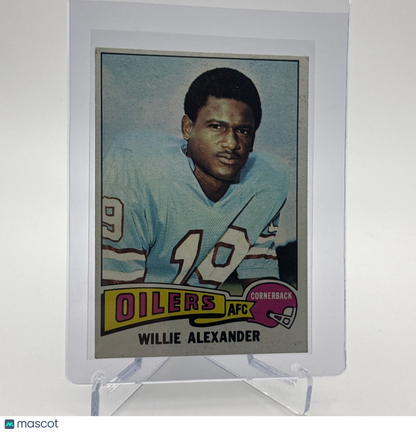 1975 Topps Willie Alexander Football Card #139 NM Quality #5 FREE SHIPPING