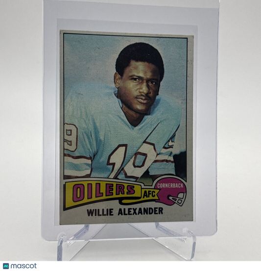 1975 Topps Willie Alexander Football Card #139 NM Quality #5 FREE SHIPPING