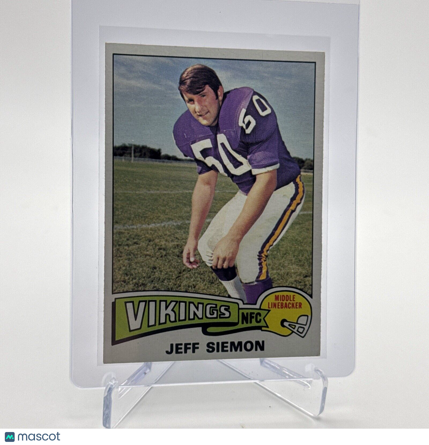 1975 Topps Jeff Siemon Football Card #268 NM Quality #3 FREE SHIPPING