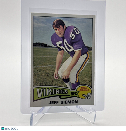 1975 Topps Jeff Siemon Football Card #268 NM Quality #3 FREE SHIPPING
