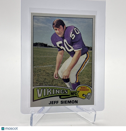 1975 Topps Jeff Siemon Football Card #268 NM Quality #3 FREE SHIPPING