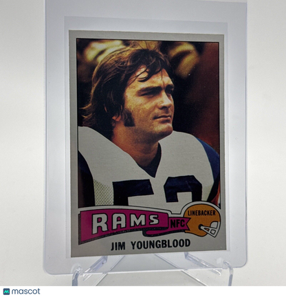 1975 Topps Jim Youngblood Football Card #176 NM Quality #2 FREE SHIPPING