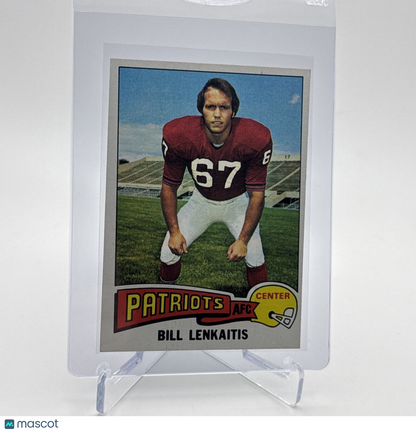1975 Topps Bill Lenkaitis Football Card #61 NM Quality #5 FREE SHIPPING
