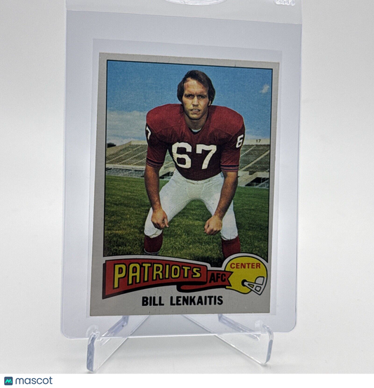 1975 Topps Bill Lenkaitis Football Card #61 NM Quality #5 FREE SHIPPING