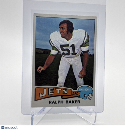 1975 Topps Ralph Baker Football Card #9 NM Quality #5 FREE SHIPPING