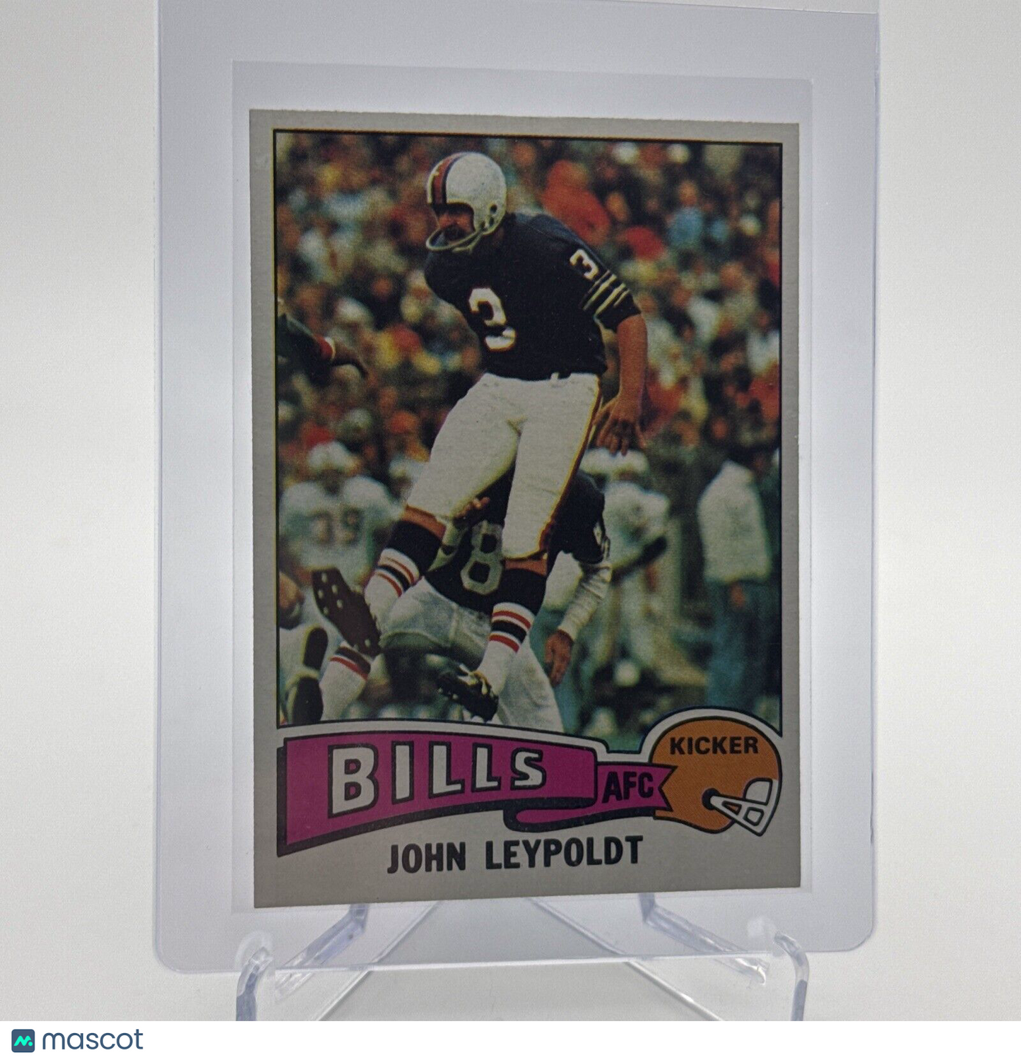 1975 Topps John Leypoldt Football Card #273 NM Quality #2 FREE SHIPPING