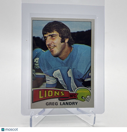 1975 Topps Greg Landry Football Card #15 NM Quality #4 FREE SHIPPING
