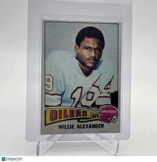1975 Topps Willie Alexander Football Card #139 NM Quality #6 FREE SHIPPING