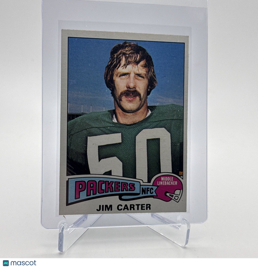 1975 Topps Jim Carter Football Card #19 NM Quality #6 FREE SHIPPING