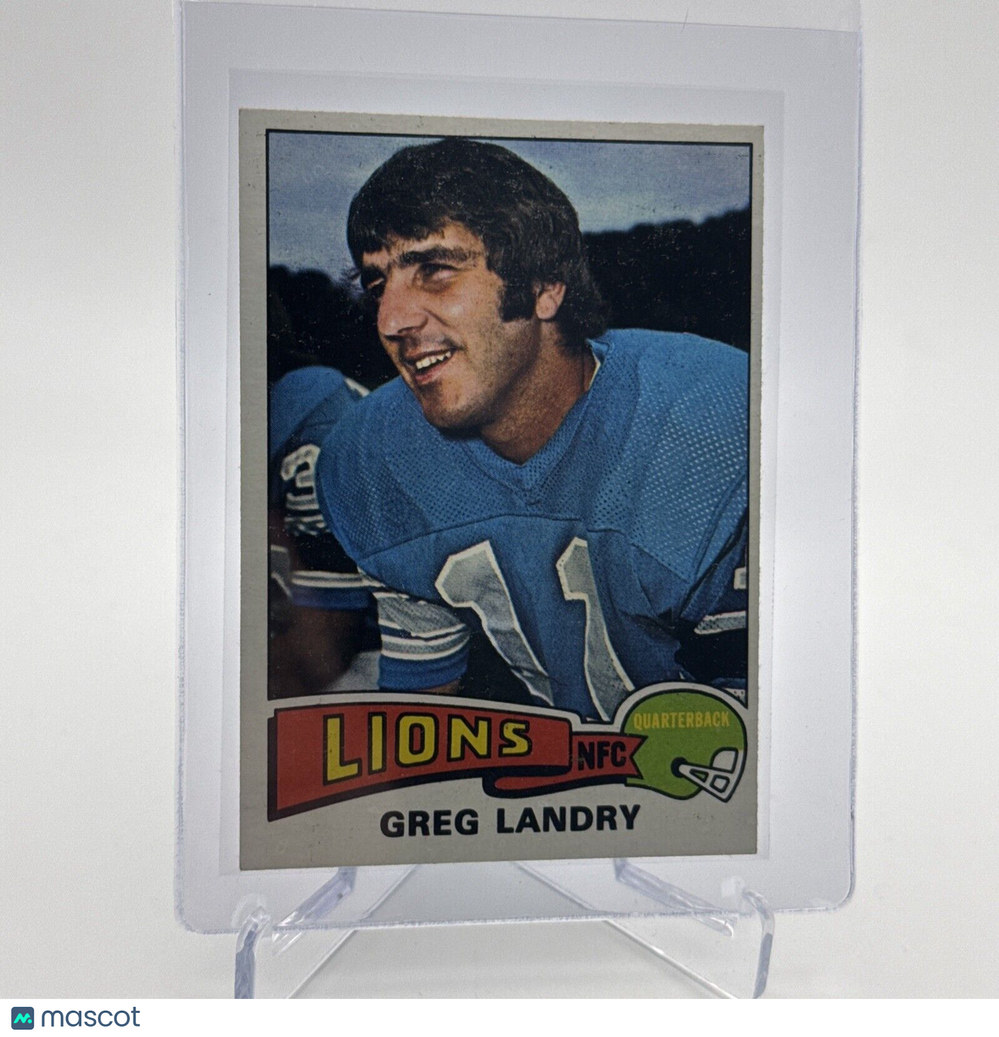 1975 Topps Greg Landry Football Card #15 NM Quality #3 FREE SHIPPING