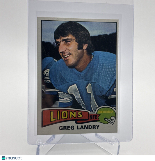 1975 Topps Greg Landry Football Card #15 NM Quality #3 FREE SHIPPING