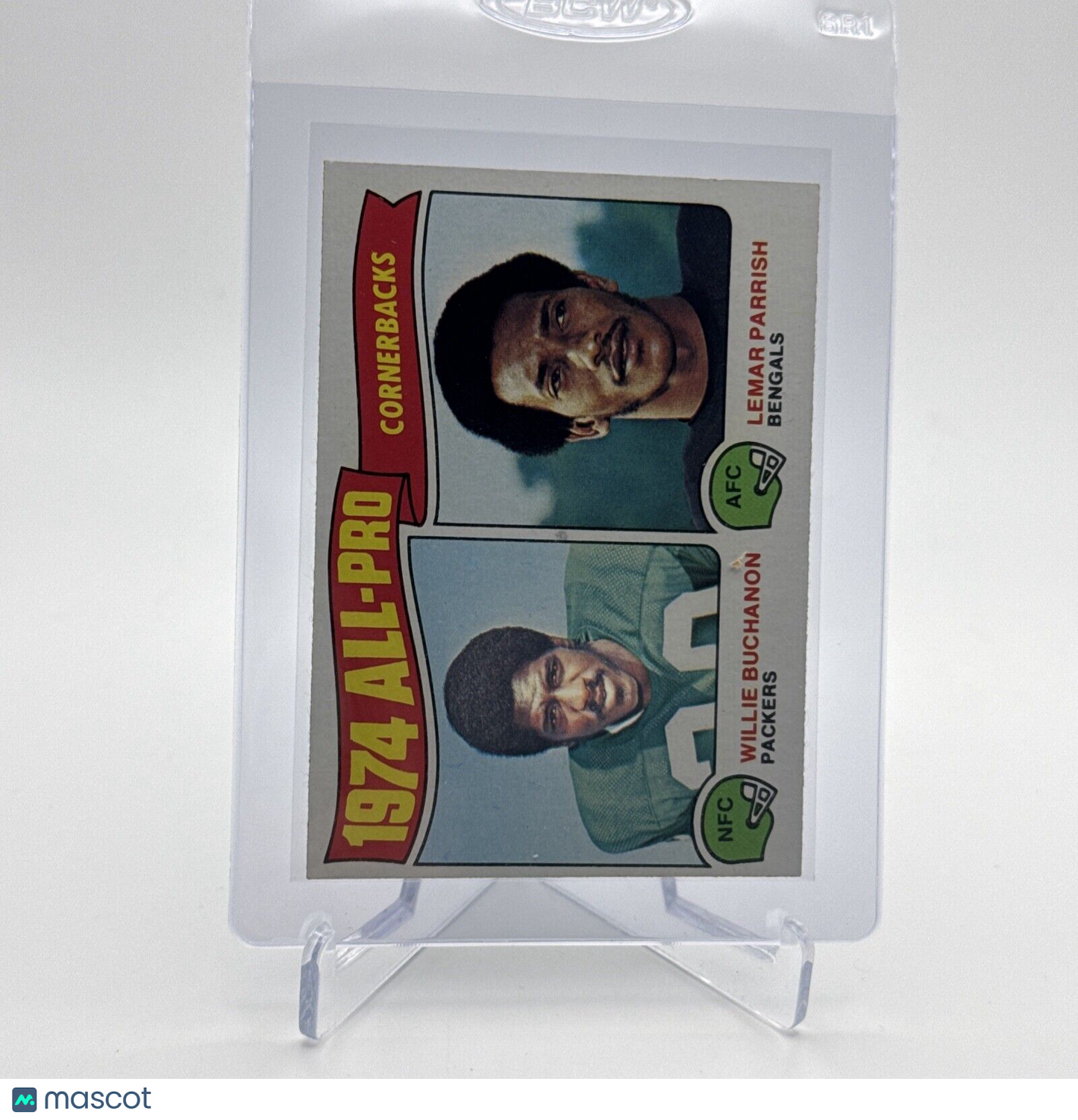 1975 Topps 1974 All-Pro Cornerbacks Football Card #221 NM #4  FREE SHIPPING
