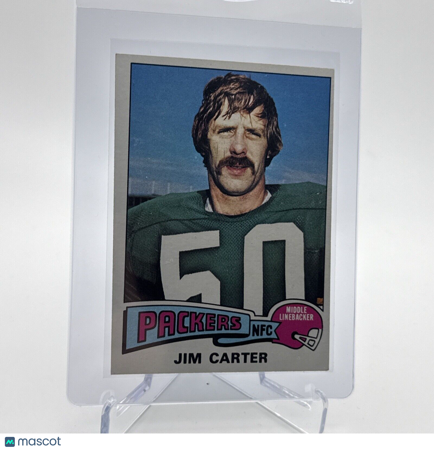 1975 Topps Jim Carter Football Card #19 NM Quality #5 FREE SHIPPING