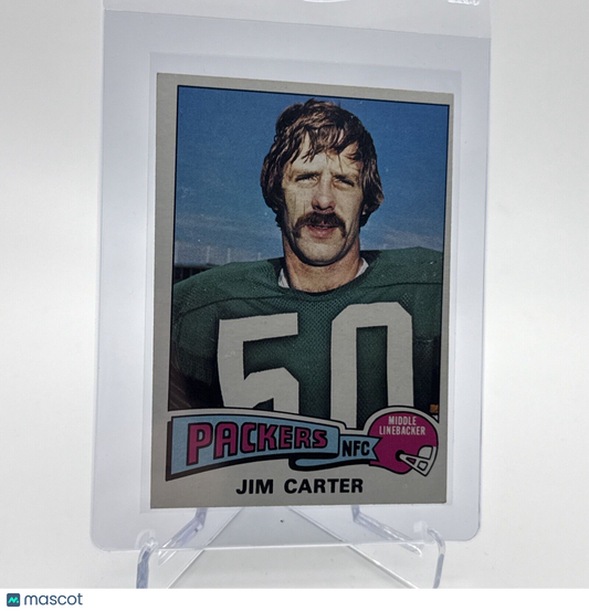1975 Topps Jim Carter Football Card #19 NM Quality #5 FREE SHIPPING