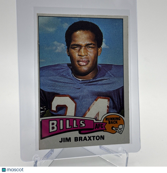 1975 Topps Jim Braxton Football Card #142 NM Quality #6 FREE SHIPPING