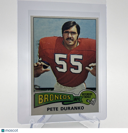 1975 Topps Pete Duranko Football Card #187 NM Quality #3 FREE SHIPPING