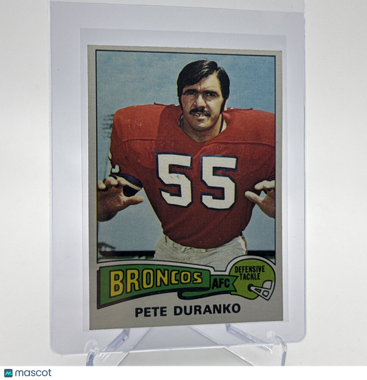 1975 Topps Pete Duranko Football Card #187 NM Quality #3 FREE SHIPPING