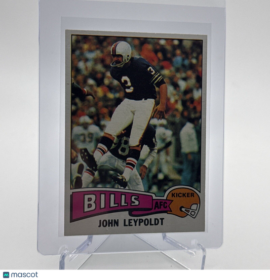 1975 Topps John Leypoldt Football Card #273 NM Quality #3 FREE SHIPPING