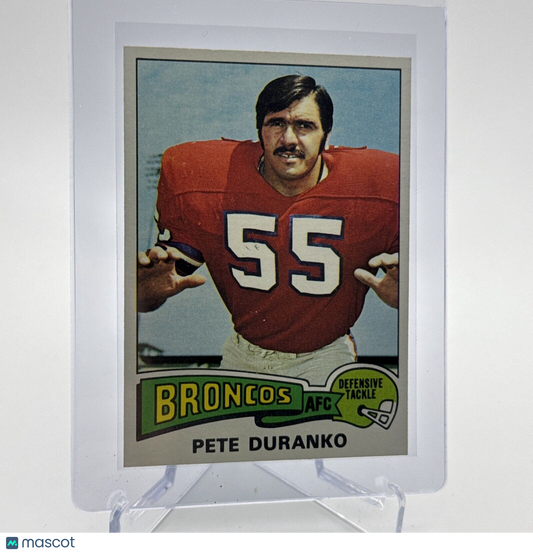 1975 Topps Pete Duranko Football Card #187 NM Quality #8 FREE SHIPPING