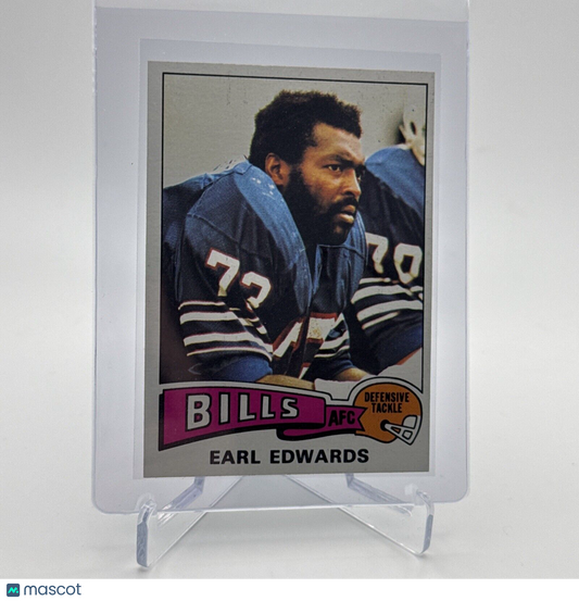 1975 Topps Earl Edwards Rookie Football Card #86 NM Quality #2 FREE SHIPPING