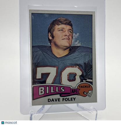 1975 Topps Dave Foley Football Card #198 NM Quality #3 FREE SHIPPING