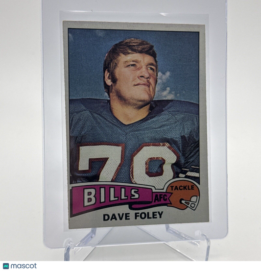 1975 Topps Dave Foley Football Card #198 NM Quality #3 FREE SHIPPING