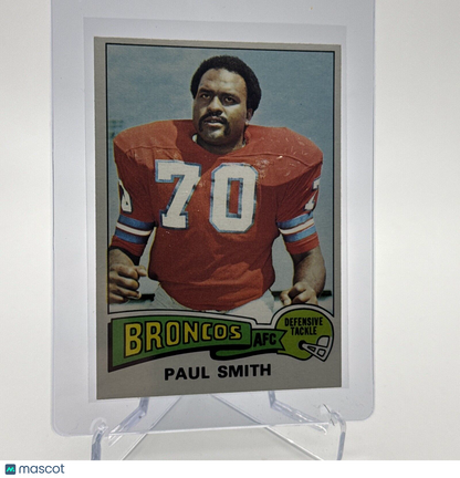 1975 Topps Paul Smith Football Card #45 NM Quality #9 FREE SHIPPING