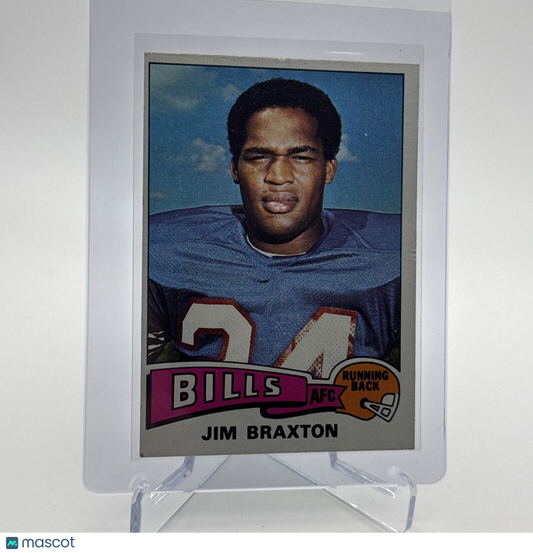 1975 Topps Jim Braxton Football Card #142 NM Quality #4 FREE SHIPPING