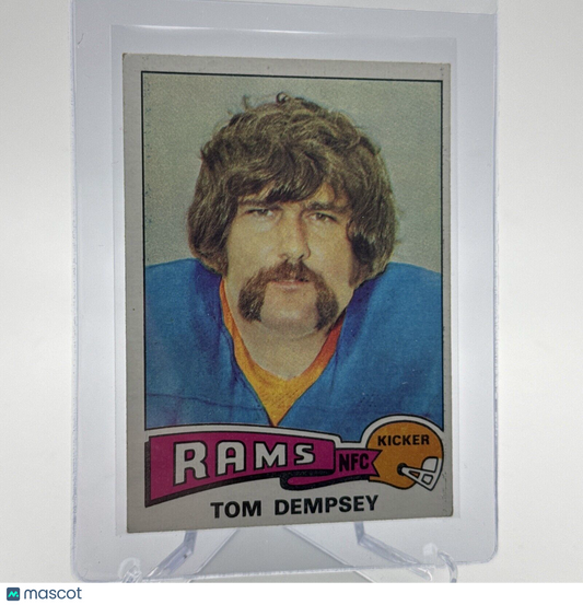 1975 Topps Tom Dempsey Football Card #163 NM Quality FREE SHIPPING