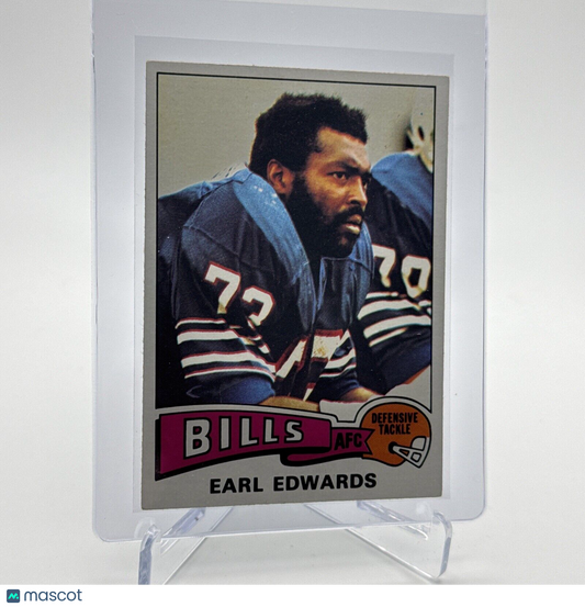 1975 Topps Earl Edwards Rookie Football Card #86 NM Quality #6 FREE SHIPPING