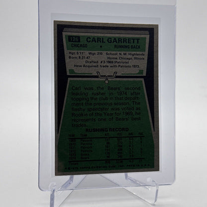 1975 Topps Carl Garrett Football Card #126 NM Quality #4 FREE SHIPPING