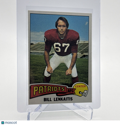 1975 Topps Bill Lenkaitis Football Card #61 NM Quality #8 FREE SHIPPING