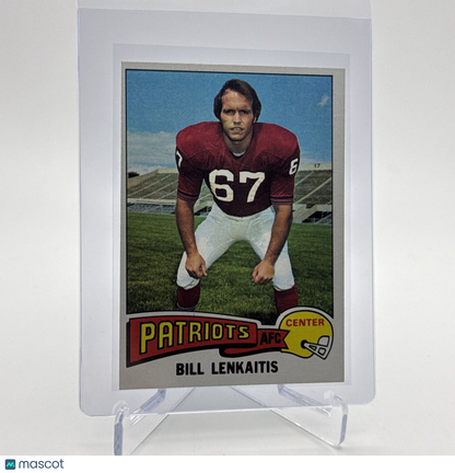 1975 Topps Bill Lenkaitis Football Card #61 NM Quality #4 FREE SHIPPING