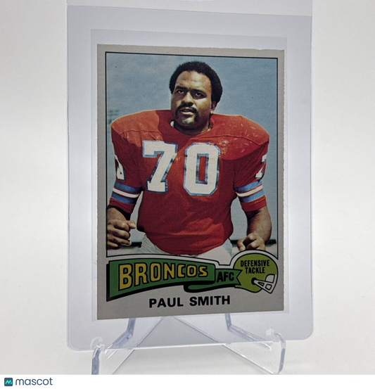 1975 Topps Paul Smith Football Card #45 NM Quality #5 FREE SHIPPING