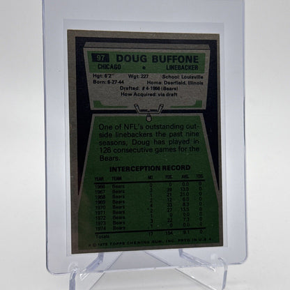 1975 Topps Doug Buffone Football Card #97 NM Quality #4 FREE SHIPPING