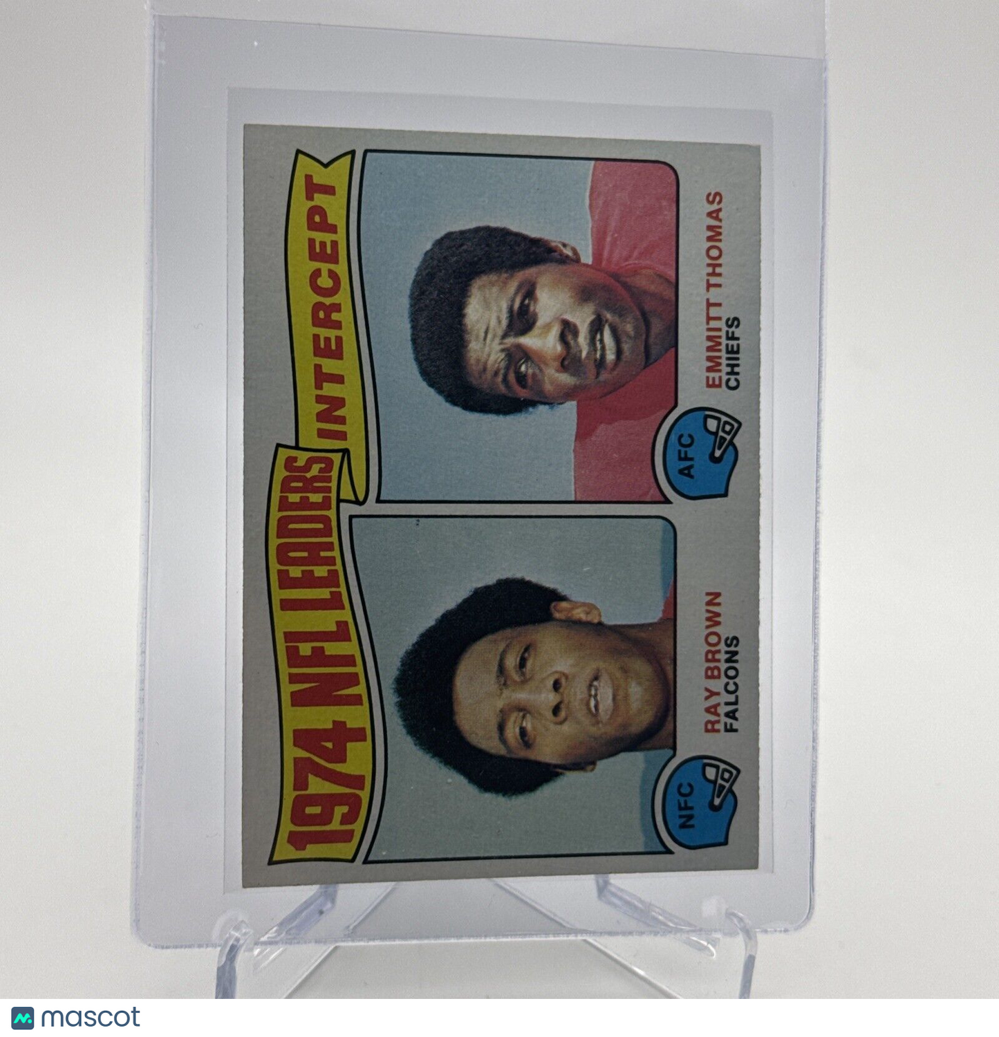 1975 Topps 1974 NFL Intercept Leaders Football Card #5 NM #3 FREE SHIPPING