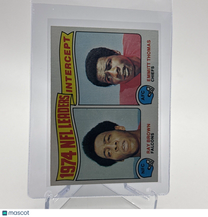 1975 Topps 1974 NFL Intercept Leaders Football Card #5 NM #3 FREE SHIPPING